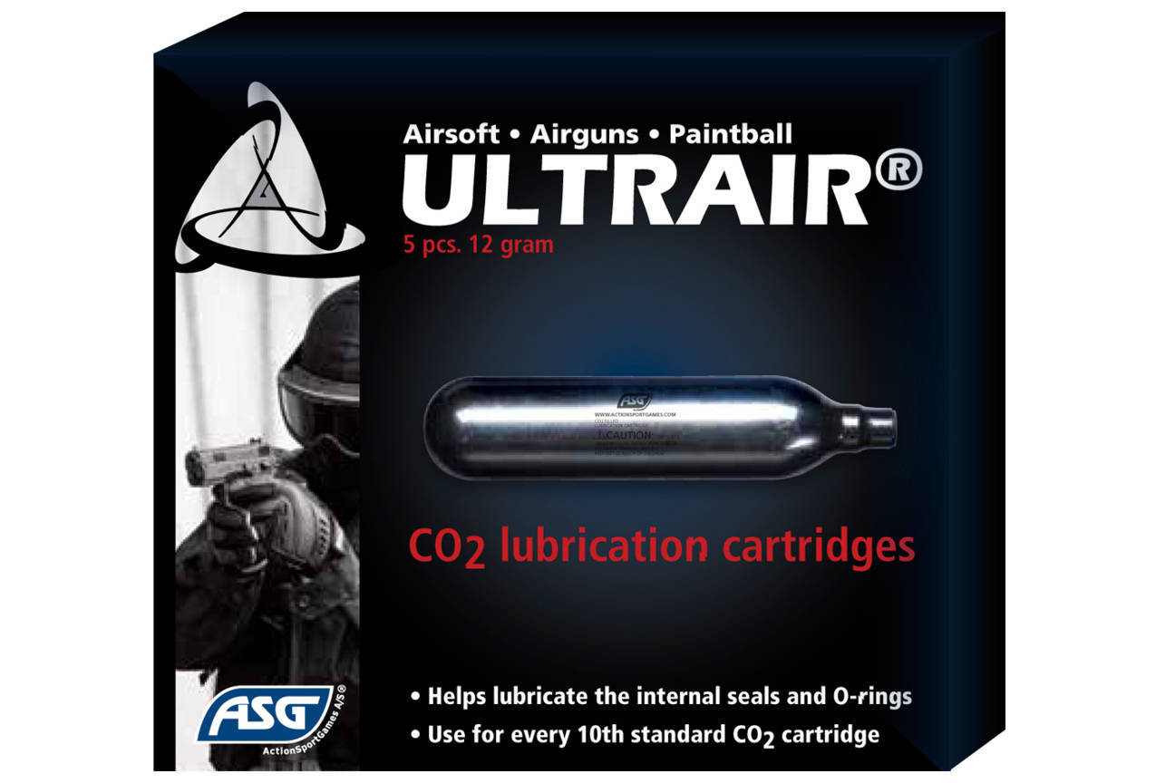 ULTRAIR 12 gr. Co2 cartridges, 500 pcs