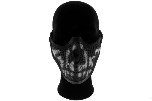 Metal Mesh Mask - Skull-3278