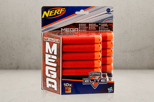 Nerf Elite 10 Mega Dart Refill-0