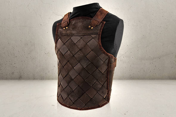 Viking Leather Armour - Brown-0
