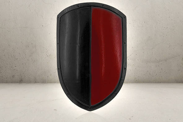 RFB Kite Shield Red/Black-0