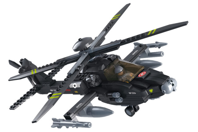 Sluban Apache Helicopter-15612