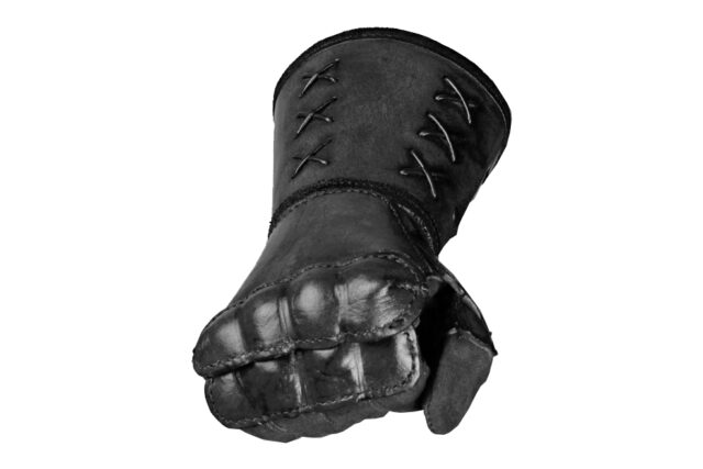 Leather gauntlet Right - M/L-16601