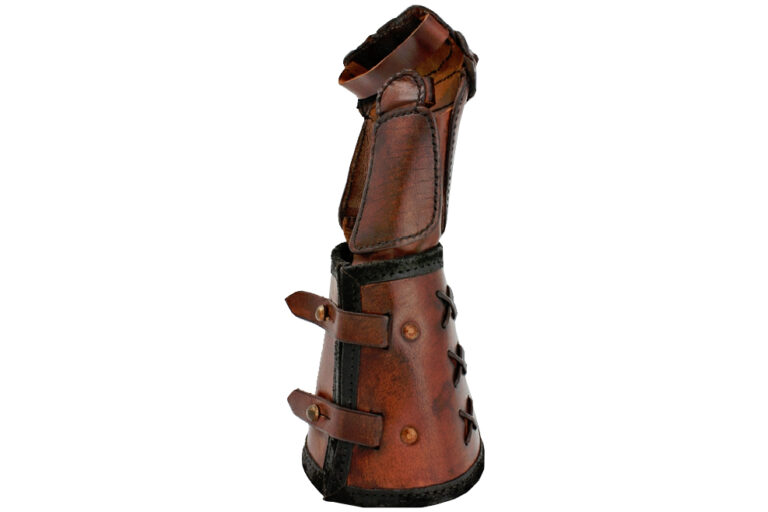 Leather gauntlet Right - M/L-16586