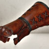 Leather gauntlet Right - M/L-0