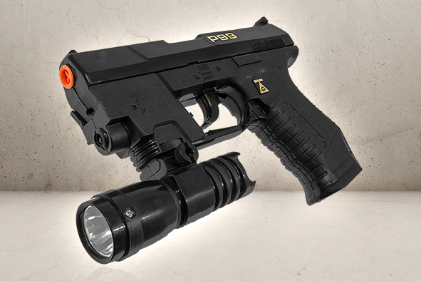 Agent P99 pistol inkl. lygte-0