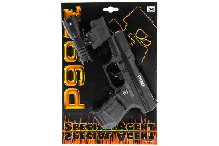 Agent P99 pistol inkl. lygte-17127