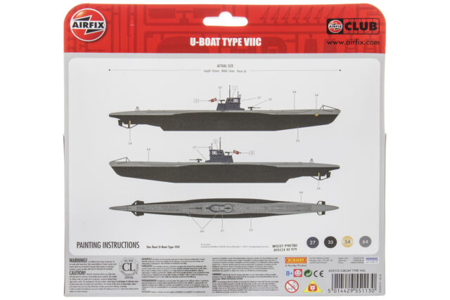 U-Boat Type VIIC - 1:400-17054
