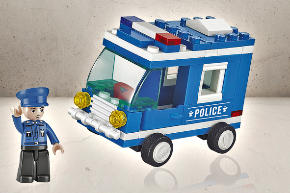 Sluban Small Police Van-0