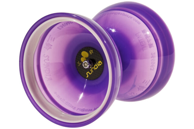 Diabolo med 3 Kuglelejer - Purple-18497