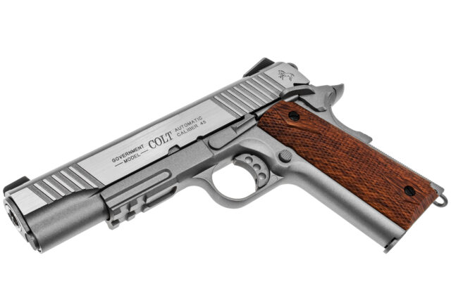 Colt 1911 Railed Stainless-21428