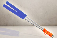 Diabolo metal pinde med blåt greb-0