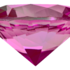 Kæmpe Juvel / diamant i Pink-37164