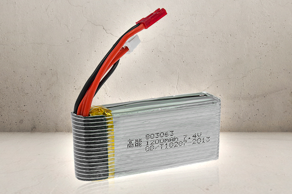 7.4v 1200mAh LiPO Batteri-0