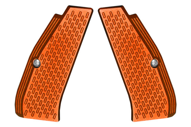 CNC Grip Shells - Orange-23418