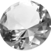 Kæmpe glas diamant i Klar-37202