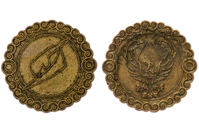 Rollespils Pung med 20x Coins Brun-25559