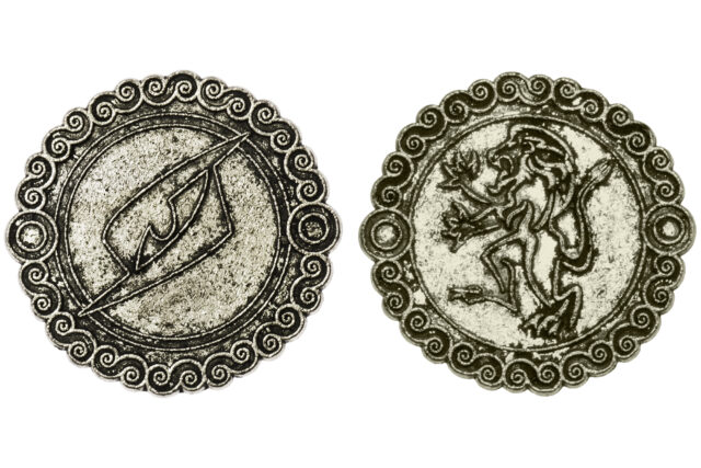Rollespils Pung med 20x Coins Brun-25562