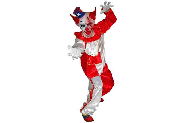 Circus Clown Costume + Maske-27549