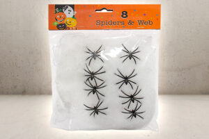Spindelvæv med 8 edderkopper -0