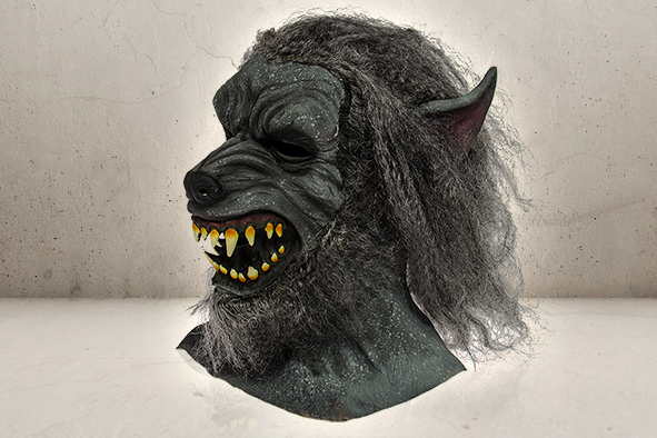 Werewolf mask Black-0