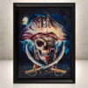 Skeletons Pirate 3D Hologram Billede-28344