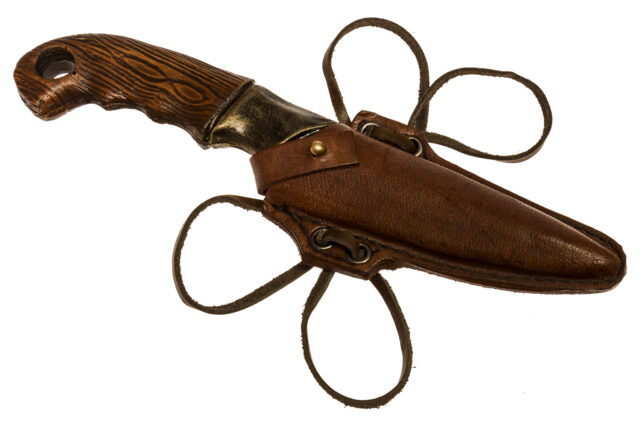 Woodsman Knife Holder - Brown-29952