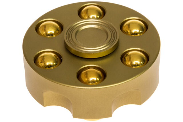 Revolver Drum Fidget Spinner - Gold Edition-30853