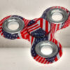 Classic American Flag Fidget Spinner - Silver-0