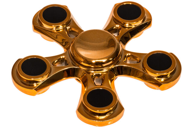 Golden Five Fidget Spinner -30190
