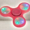 Fidget Spinner med Lys - Pink-0