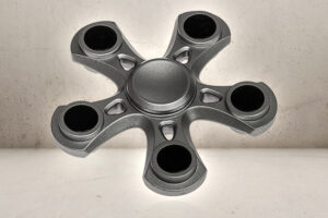 Silver Five Fidget Spinner -0
