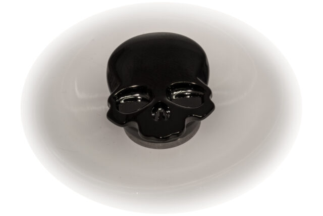 Skull Fidget Spinner - Gloss Black-30872