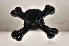 Skull Fidget Spinner - Gloss Black-0