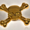 Skull Fidget Spinner - Golden-0
