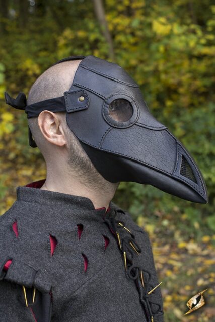 Plague Doctor Mask - Black-31440