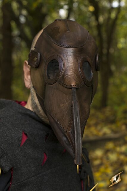 Plague Doctor Mask - Brown-31437