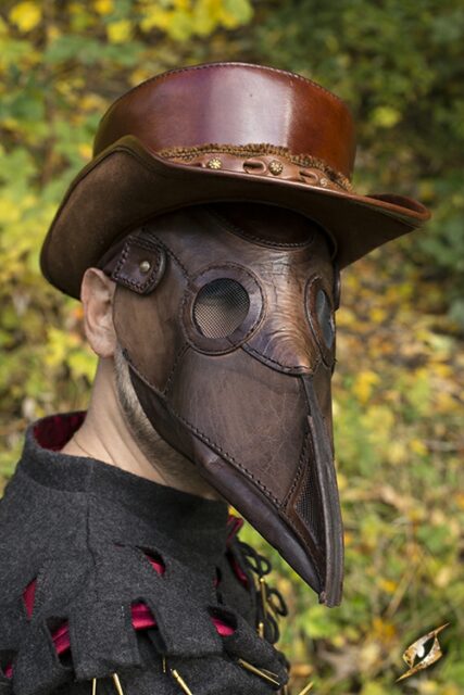 Plague Doctor Mask - Brown-31438