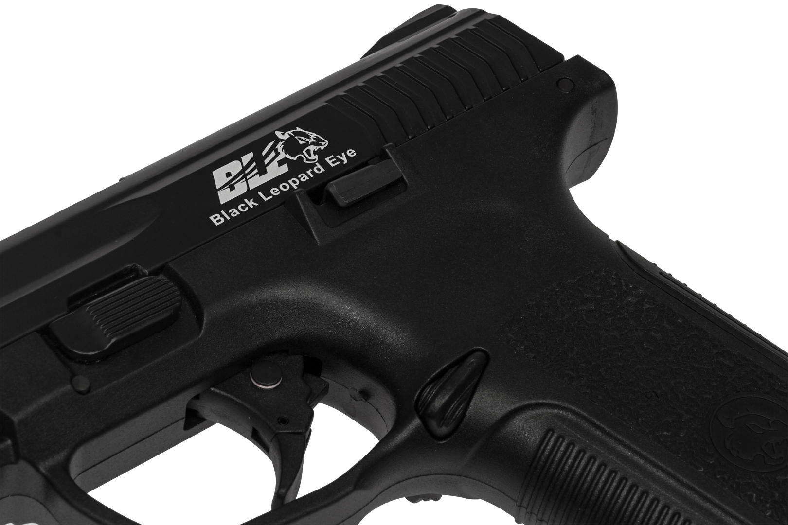 XAE Black Leopard Eye hardball airsoft pistol fra ics Black / sort