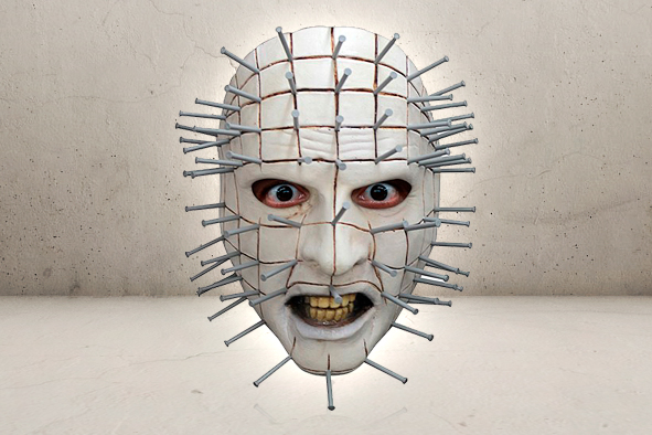 Pinhead Face Mask-0