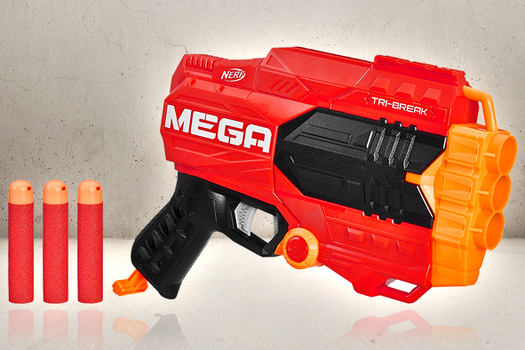 Nerf Mega Tri-Break Blaster-0