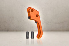 Custom CNC SAO Aluminum Trigger - Orange-0