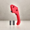 Custom CNC SAO Aluminum Trigger - Red-0