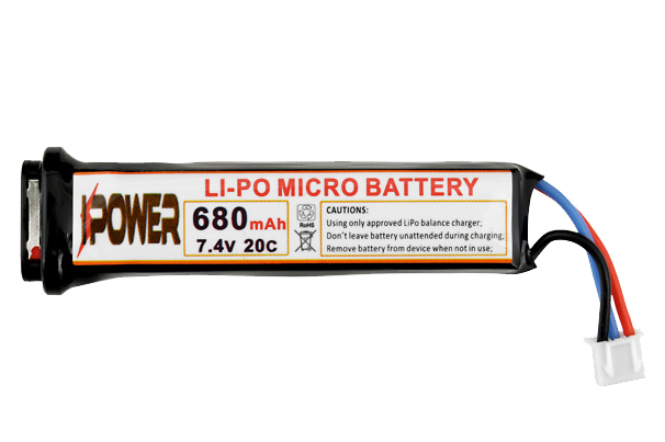 7.4v 680mAh AEP LiPo Batteri-34645
