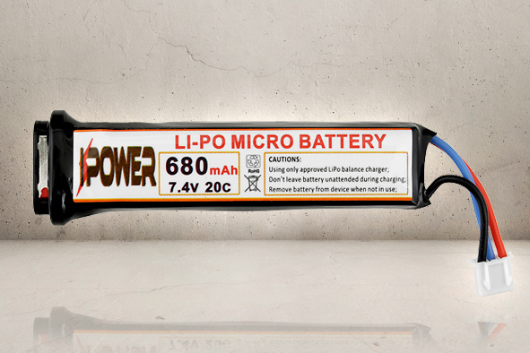 7.4v 680mAh AEP LiPo Batteri-0