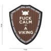 Fuck Calm I'm a Viking - Brown/Grey-36597