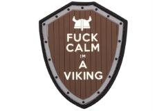 Fuck Calm I'm a Viking - Brown/Grey-0