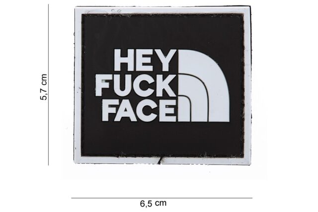Hey Fuck Face - Black/White-36621