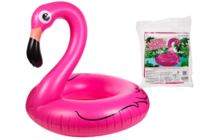 Dette er et billede af flamingo badering