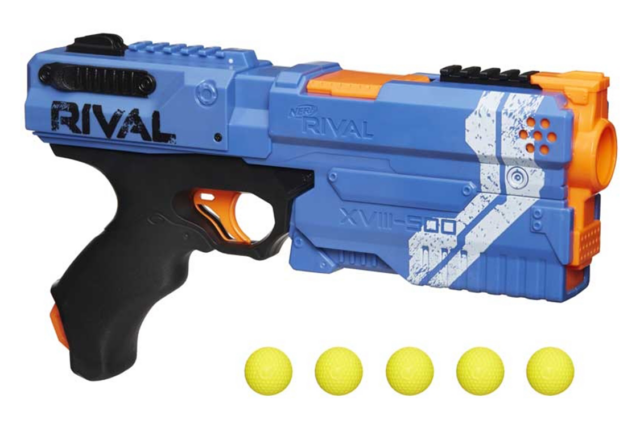 Dette er et billed af Nerf Rival Kronos XVIII-500 Blaster - Blå